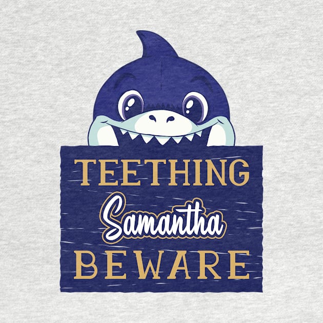 Samantha - Funny Kids Shark - Personalized Gift Idea - Bambini by Bambini